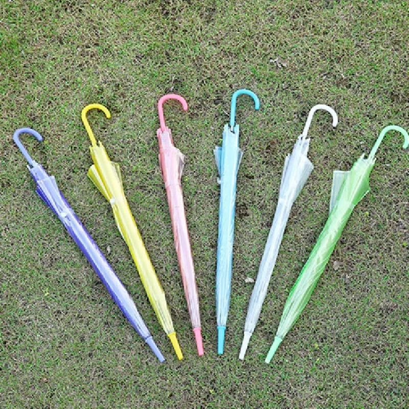1pc 8-Ribs Sturdy Clear See-Th - Golf Umbrella Large ulasan dan harga