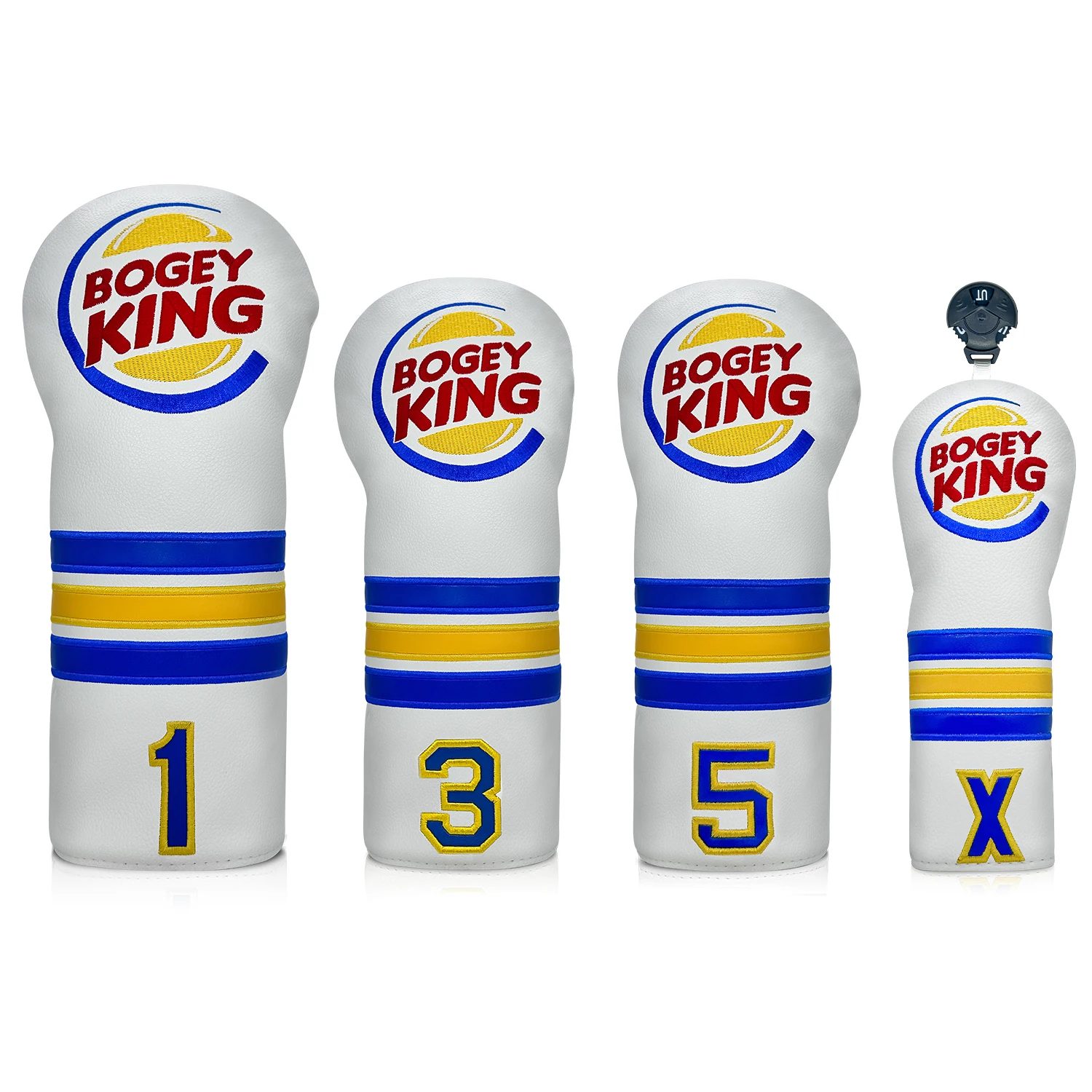 White Golf Club Head Cover Fas - Golf Driver ulasan dan harga