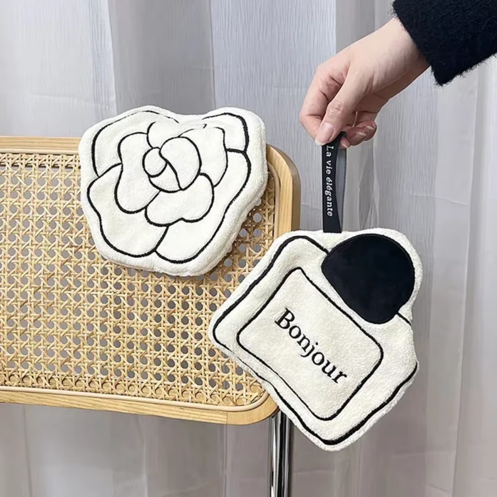 Absorbent Coral Velvet Embroid - Golf Towel ulasan dan harga