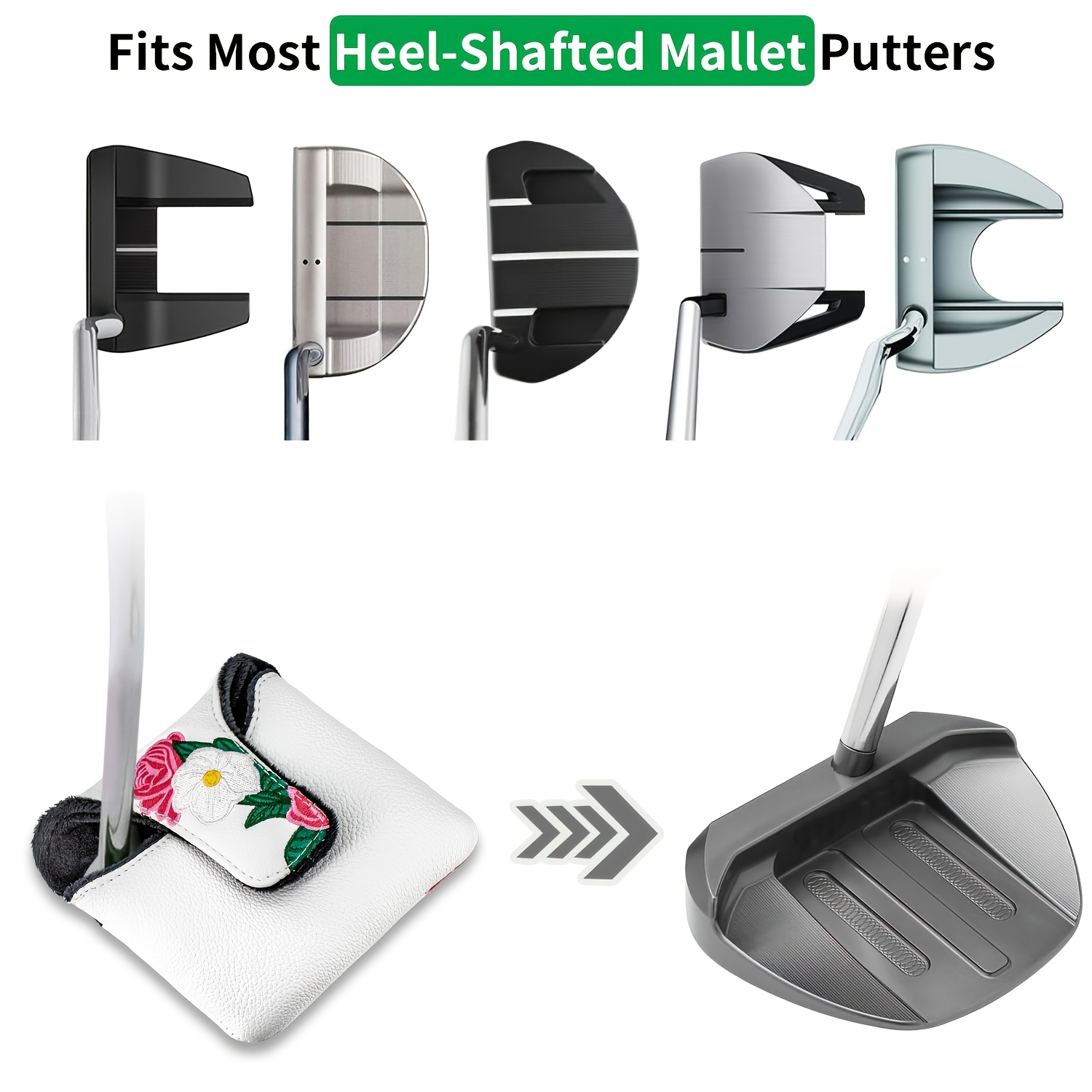 1pc Magnetic PU Golf Putter Co - Golf Clubs ulasan dan harga