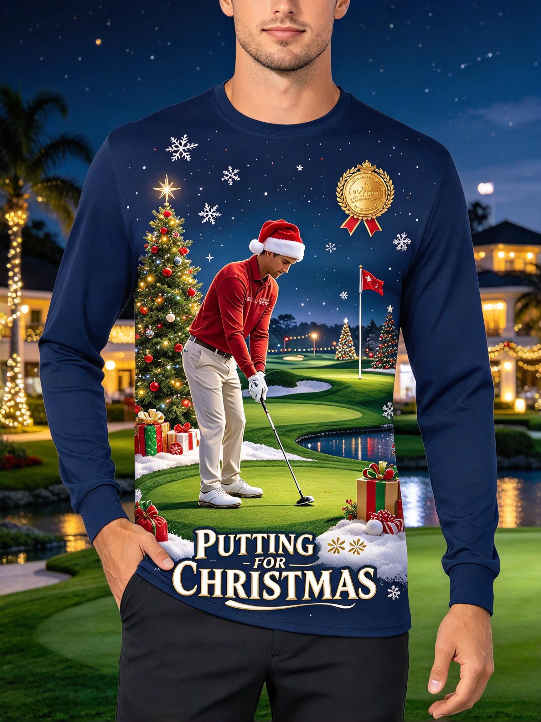 Men's Putting For Christmas Gr - Golf Tees ulasan dan harga