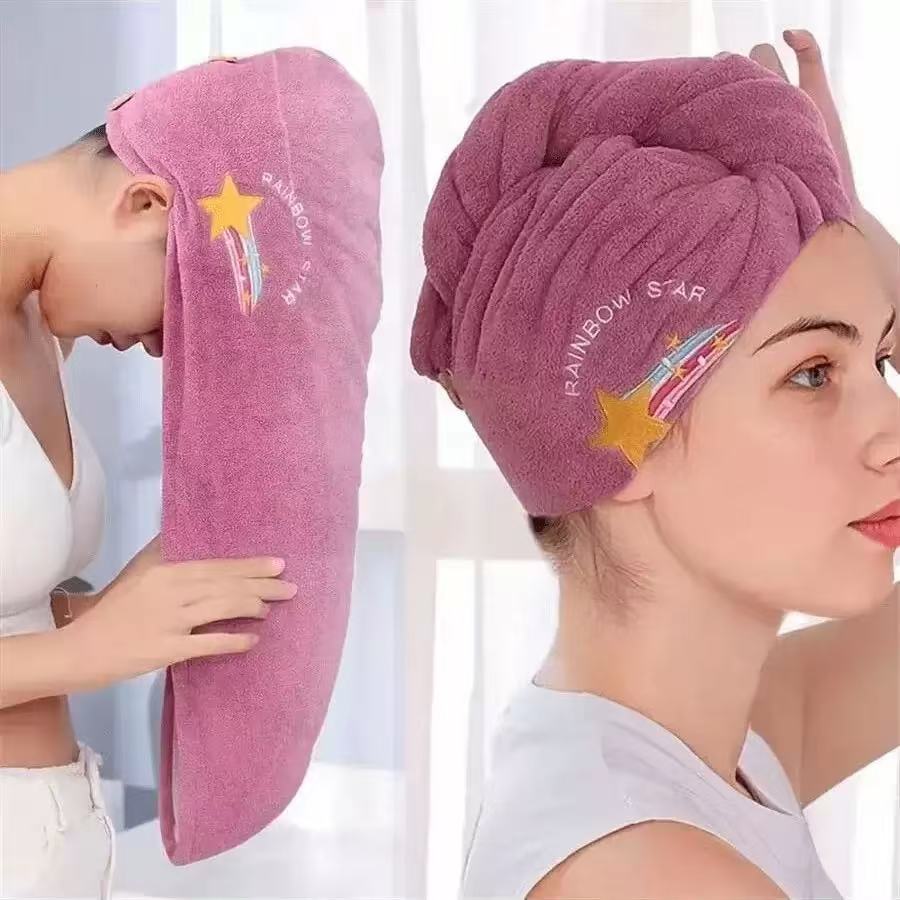 1pc Quickly Dry Hair Hat Super - Golf Towel ulasan dan harga