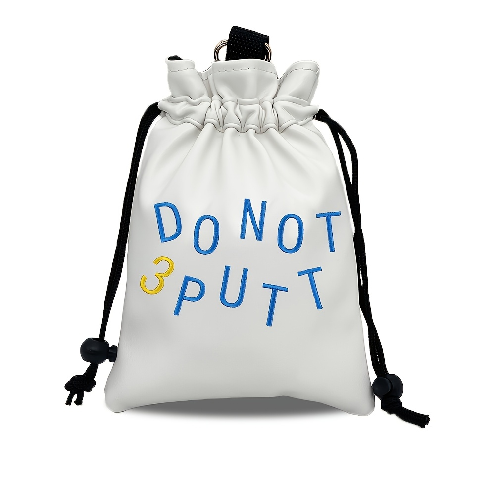 1pc Golf Ball Bag, PU Material - Golf Bag ulasan dan harga