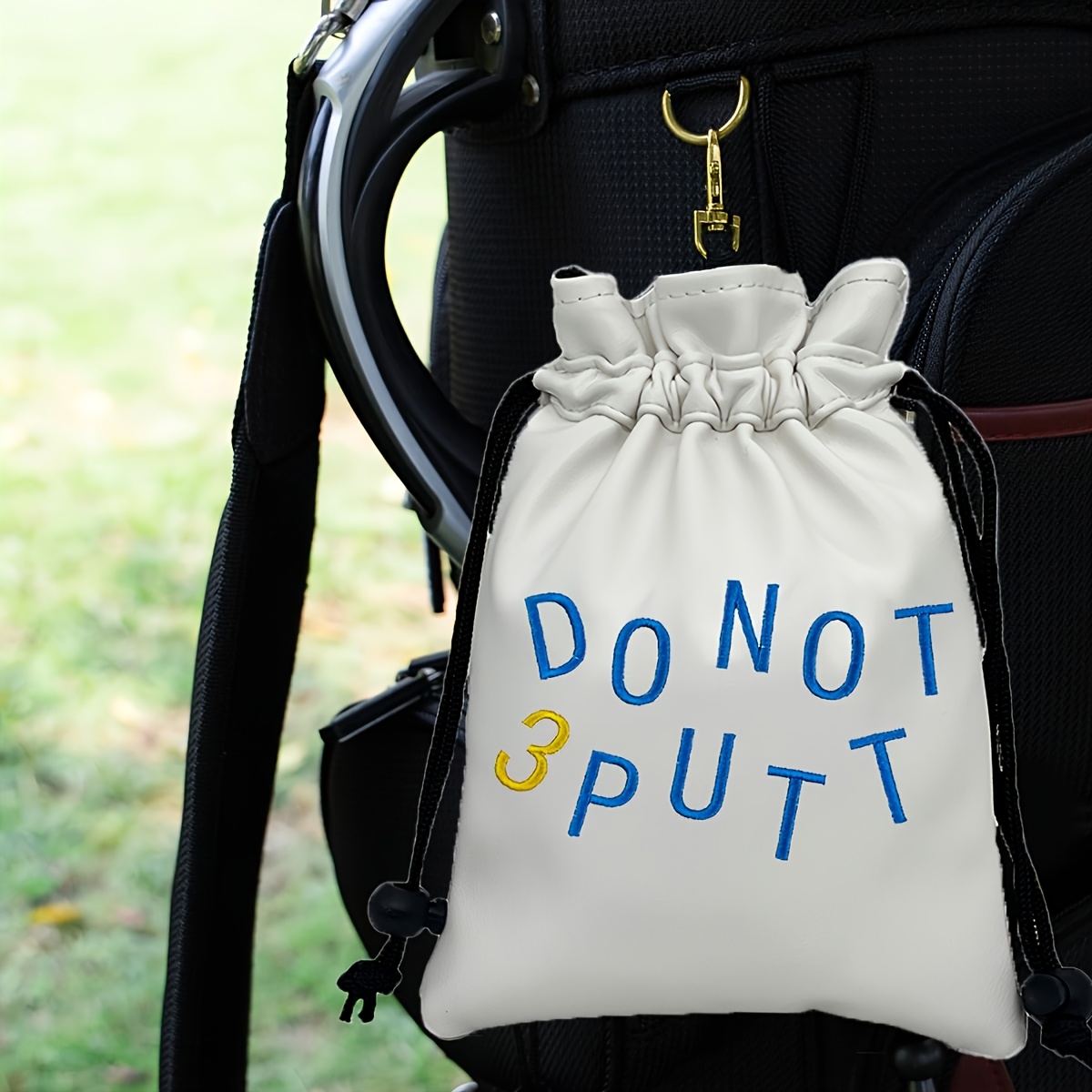 1pc Golf Ball Bag, PU Material - Golf Bag ulasan dan harga