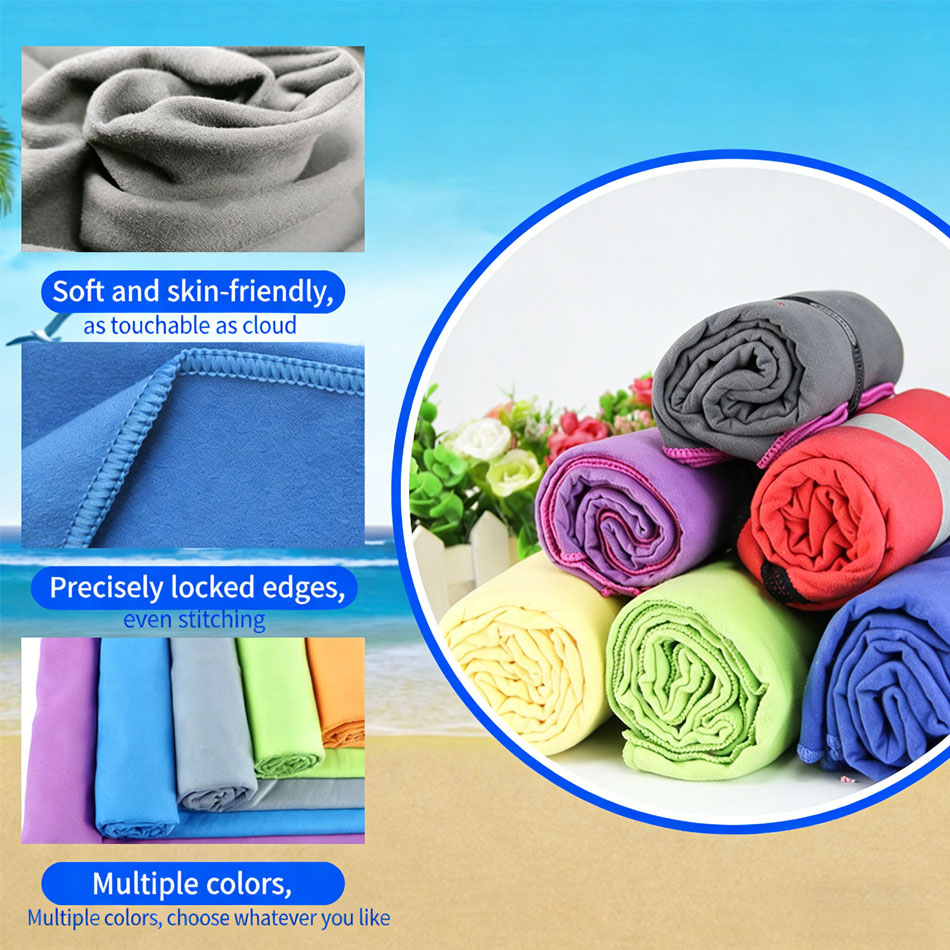 1PC Microfiber Beach Towel Qui - Golf Towel ulasan dan harga